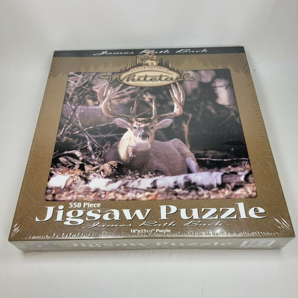 Legendary Whitetails James Rath Buck 550pc Puzzle NEW SEALED 18x15.5"